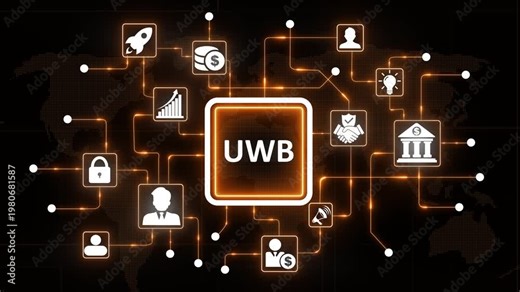 Ultra- Wideband Technology U W B Connectivity Network Global Communication System ultra-wideband