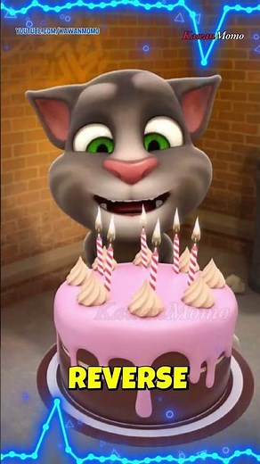 Talking Tom Cat Old Version || Talking Tom Birthday Cake REVESER 1x Effects UPDATE 2026