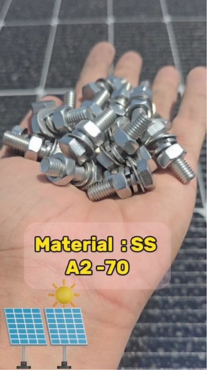 66K views · 928 reactions | SS Nut Bolt for Solar Structure and installation. Always use high quality material for Solar structure. Visit www.alladin.pk to buy online with delivery all over Pakistan. #solar #solarstructure #ss #stainlesssteel #nutbolt #TechAlladin #FaisalZaheer | Alladin.pk | Facebook