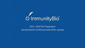 BCG + ANKTIVA Preparation Demonstration for Mixing Inside 50mL Syringe