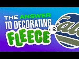 Best Heat Transfer for Fleece Apparel Pt. 2