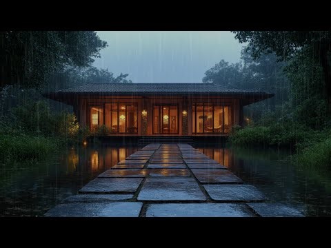 Night Ambient Sounds, Cricket, Swamp Sounds at Night | Deep Sleep and Relaxation Meditation