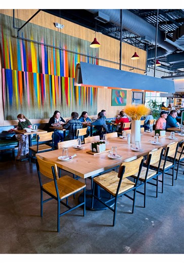 The colors. The aesthetic. The flavors. The meaning behind it all. You found a passport-free escape to Lebanon… right here in KC 🇱🇧 @Nours_kc at 39th & Warwick is giving major energy, from the stunning decor to the beautifully plated dishes. Order this: 🥙 Muhammara warm pita 🌯 The viral chicken shawarma burrito 🧆 Crispy falafel 🧀 Baked feta 🥗 Fattoush lentil tabbouleh 🍸 Cocktails don’t skip dessert But what makes it even more special? 💛 Nour’s is named after Chef Marwan’s daughter, Nour