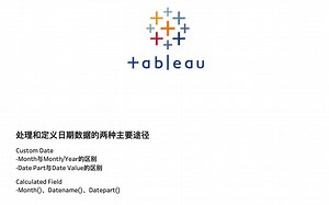 8分钟学习如何在tableau里面处理日期数据吧