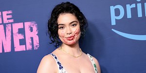 Auli’i Cravalho Reveals The Reason For Red Handprint On Her Face at ‘The Power’ Premiere
