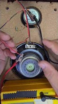 Speakers Parallel Connection 6Ω