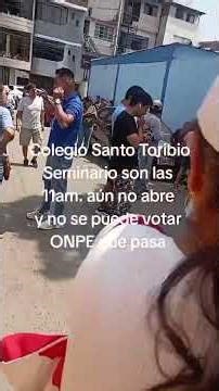 Perú. NO DEJARON VOTAR EN ELECCIONES