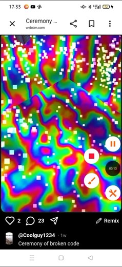 a new sub-layer in Ceremony of broken code!