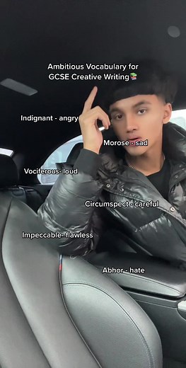 Ambitious Vocabulary for GCSE English Creative Writing