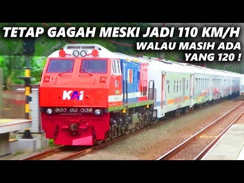 SUPER NGEBUT‼️NONTON KERETA API KECEPATAN TINGGI TAPI ADA YANG SUDAH TURUN SPEED 120 JADI 110 KM/H