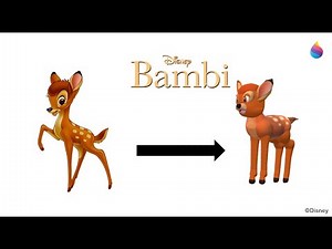 Paint 3D Tutorial: Bambi (1942)