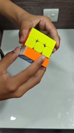 how to do the new fastest Ua perm with fingertricks #speedcubing #cfop #pll