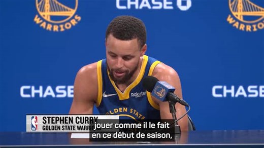 Warriors - Curry : "Je vais assumer d'être un 'oncle'"