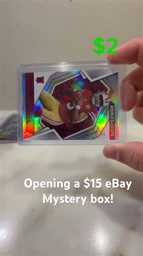 Opening a $15 mystery box from eBay! #mysterybox #footballmysterybox #nfl #fyp #viral