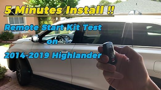 Remote Start install on a 2019 Highlander!!