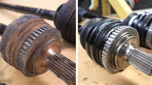 I restored my BMW E30 output shafts!