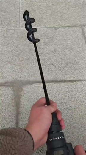 Twisting through the soil, this auger drills deep, making every hole faster and easier to create now