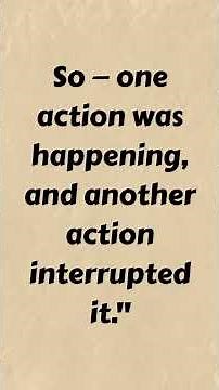“How to Use Past Simple and Past Continuous”