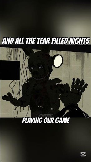 Springtrap broke the glass #fnaf3 #fnaf #springtrap #fnafanimation