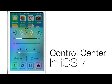 iOS 7 New Features: How To Customize Control Center Settings