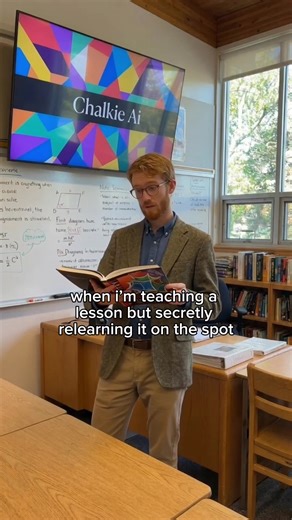 Teaching is just advanced improvisation 😭 Chalkie Ai handles lesson planning — slides, examples, activities — so I’m not relearning everything on the spot. #teachertok #teacher #teachersoftiktok #teacherlife #chalkieai