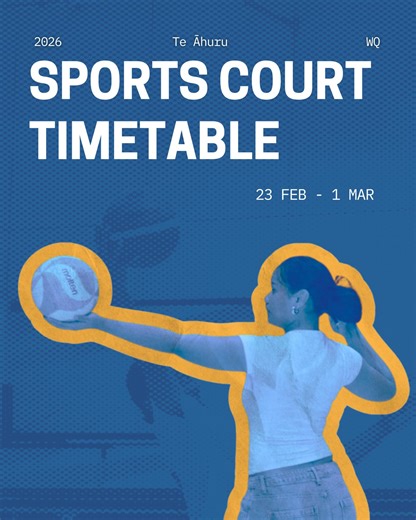 AUT Te Āhuru Recreation Centre | Time table for our sports courts this week. Remember to bring your AUT App and the correct sports shoes. See you there 😎 | Instagram