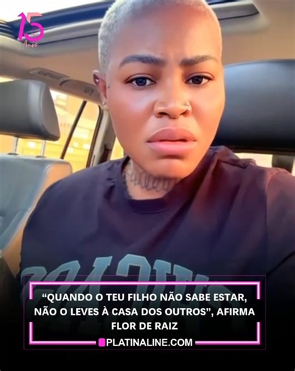 🗣️🗣️🗣️“Quando o teu filho não sabe estar, não o leves à casa dos outros”, afirma Flor de Raiz A kudurista angolana Flor de Raiz, partilhou nas suas redes sociais,nesta quarta-feira(05), um video, onde abordou um tema que toca muitos pais: a falta de limites na educação dos filhos. Com o seu jeito espontâneo e direto, a artista deixou claro que, para ela, algumas atitudes de certas mães estão a contribuir para a má educação das crianças de hoje. “Quando você sabe que o teu filho não sabe estar