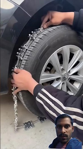 New steel 360-degree car snow chains, easy to install, multi-purpose choose one for