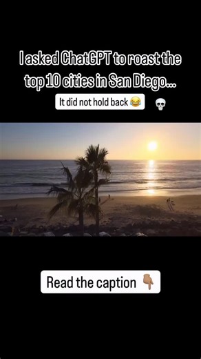 Jared Lawrence on Instagram: "🏖️ La Jolla Where the houses cost $5 million and the people still complain about parking. Half the residents are retired dentists, the other half are seals with better social skills. ⸻ 🌊 Pacific Beach (PB) Adult spring break that never ended. PB is just 30-year-olds cosplaying as 22 with a mortgage and a hangover. ⸻ 🌅 Encinitas If kombucha became a person. Everyone looks relaxed but is secretly stressed about their crystal alignment and HOA. ⸻ 🛍️ Carlsbad Master