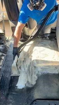 Satisfying Car Interior Wash with Soap