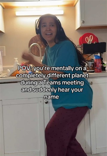 POV: mentally elsewhere during a Teams meeting