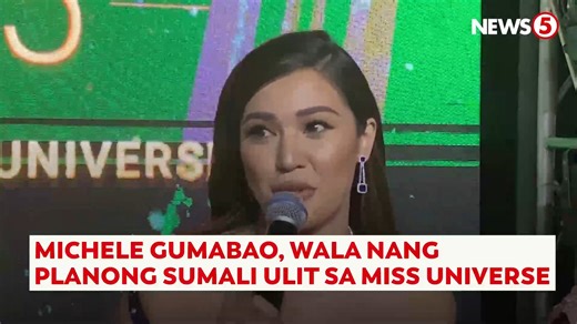 17K views · 27 reactions | Abala na si Michele Gumabao sa paghahanda para sa kanyang kasal. Ayon sa dating Miss Universe Philippines runner-up, wala na siyang planong sumali ulit sa mga beauty pageant at magpo-focus na sa pagbuo ng pamilya at volleyball. #News5 For more latest stories, visit us at www.news5.com.ph | News5 | Facebook