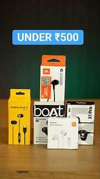 TOP 5⚡ Best Wired Earphone UNDER 500 (Don't Miss) 🔥 Best Earphones UNDER ₹500 🔥✅ #earphones
