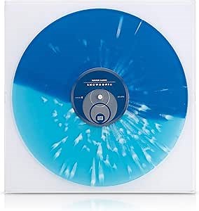 CLRCASE Vinyl Record Frame – 12” Openable Album Cover & Vinyl Display Case – Modern Wall-Mounted LP Frame – Patented Clear Wall Art for Collectors – Museum-Style Protection & Easy Access (Satin White)