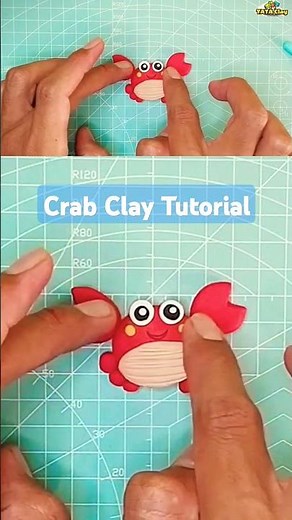 Airdry clay tutoral #diy #polymerclay #craft #clayoctopus #claysculpting #clayfigurine #caketopper