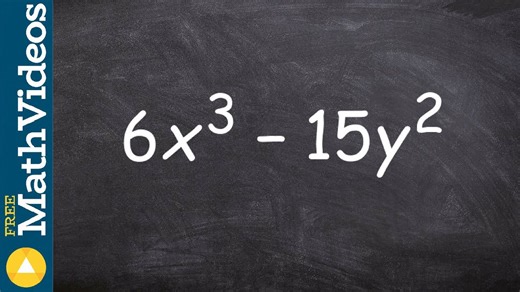 Factoring out the GCF by breaking down your terms of a binomial