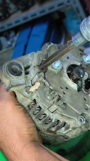 Alternator Teardown: Fixing a Stripped Rectifier Bolt