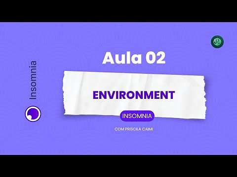 Configure o Environment no Insomnia