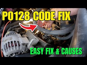 P0128 Code Fix – Coolant Temp Below Thermostat Regulating Temperature!