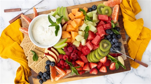 Creamy Marshmallow Fruit Dip Recipe - Mashed