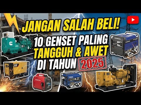 JANGAN SALAH BELI! INI 10 GENSET PALING TANGGUH & AWET DI TAHUN 2025