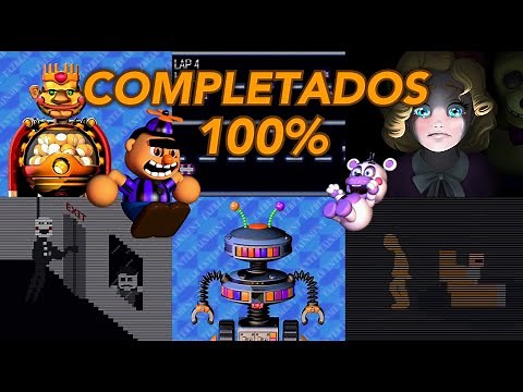 FNAF 6 - TODOS LOS MINIJUEGOS COMPLETADOS (Sub. Español)