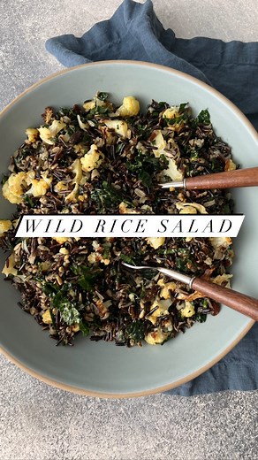 Bobby Parrish on Instagram: "Wild Rice Salad with Roasted Cauliflower & Kale Recipe coming soon on my blog at FlavCity.com !"
