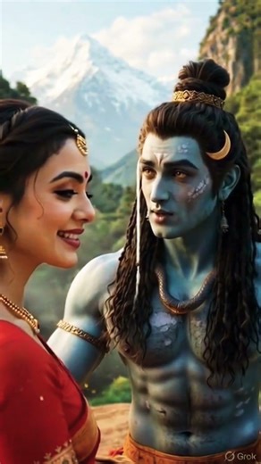 Shiv aur Parvati ka Prem sikhata Hai sacche Rishte ka matlab💛 🔱 #shiv #parvati #shivparvati #shorts