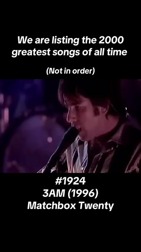 3AM by Matchbox Twenty: A 90s Classic Song