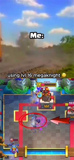 LEVEL 16 Mega Knight is UNSTOPPABLE 💀 #clashroyale