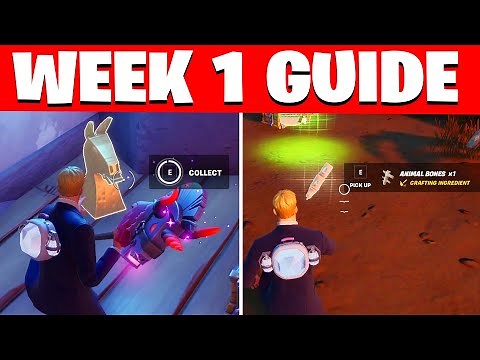 ALL WEEK 1 CHALLENGES FORTNITE SEASON 6 ( WEEK 1 CHALLENGES / EPIC QUESTS )