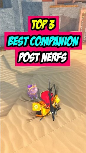TOP 3 BEST COMPANIONS IN FISCH #fisch