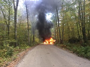 Truck Hit Stump in Tolland Before Exploding: Report