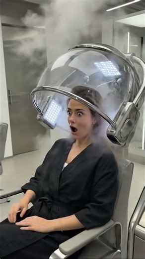 Hilarious Automatic Haircut Gone Wrong on the Street, A Steam-Filled Comedy Moment